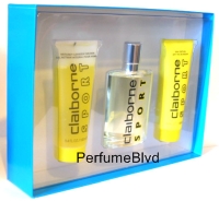 Claiborne Sport 3 Piece Cologne Gift Set - Click Image to Close